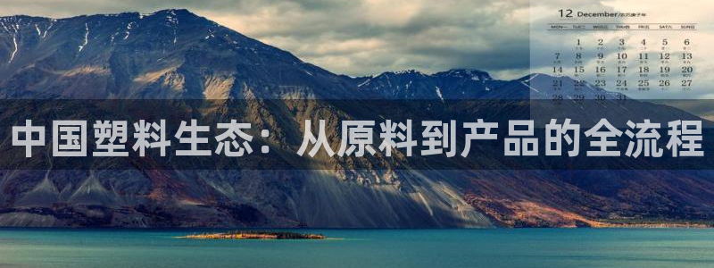 太阳成集团tyc7111cc电影：中国塑料生态：从原料到产品