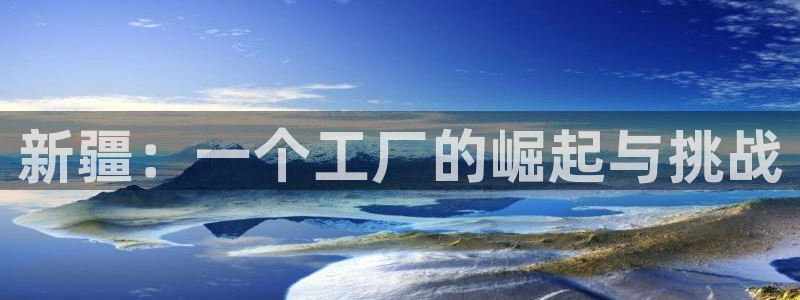 太阳成集团tyc33455cc平台：新疆：一个工厂的崛起与挑