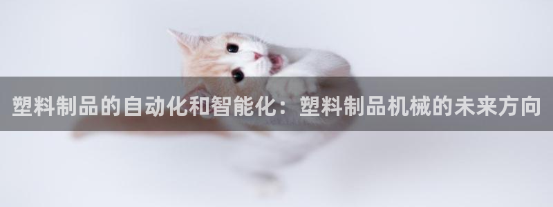太阳诚集团有限公司：塑料制品的自动化和智能化：塑料制品机械的