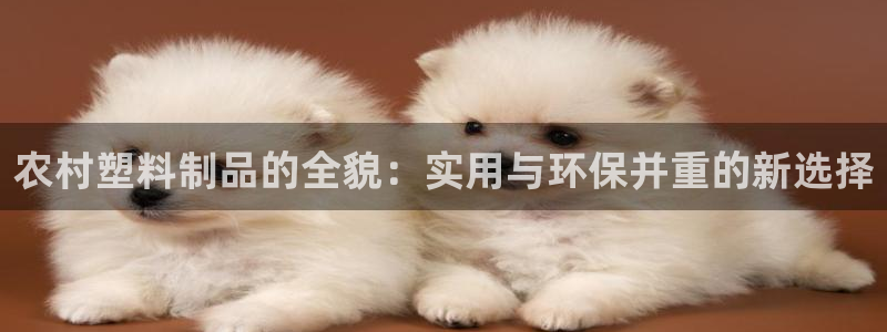 太阳集团唯一老品牌：农村塑料制品的全貌：实用与环保并重的新选