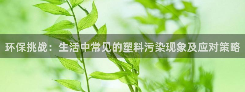 太阳集团3143：环保挑战：生活中常见的塑料污染现象及应对策
