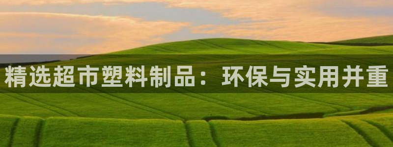 太阳成集团tyc33455cc官网：精选超市塑料制品：环保与