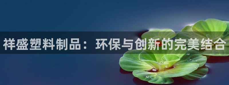 太阳gg注册平台页面：祥盛塑料制品：环保与创新的完美结合