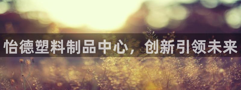 太阳集团手机app下载：怡德塑料制品中心，创新引领未来