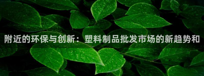 太阳成集团网站005：附近的环保与创新：塑料制品批发市场的新