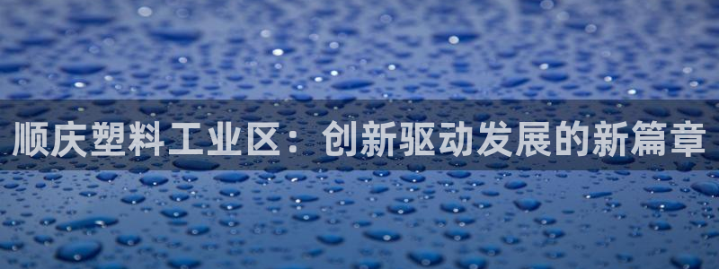 太阳神电子游戏平台：顺庆塑料工业区：创新驱动发展的新篇章