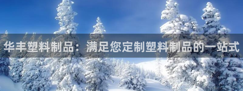 太阳集团网址：华丰塑料制品：满足您定制塑料制品的一站式