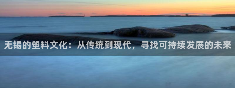 2007so太阳集团下载：无锡的塑料文化：从传统到现代，寻找